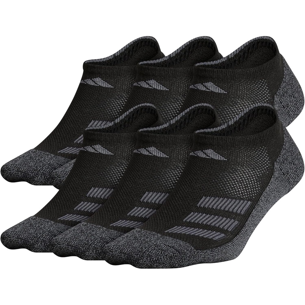 image:imageadidas Kids No Show Socks for Boys and Girls 6 Pairs Durable amp ComfortableAngleBlackOnix GreyNight Grey