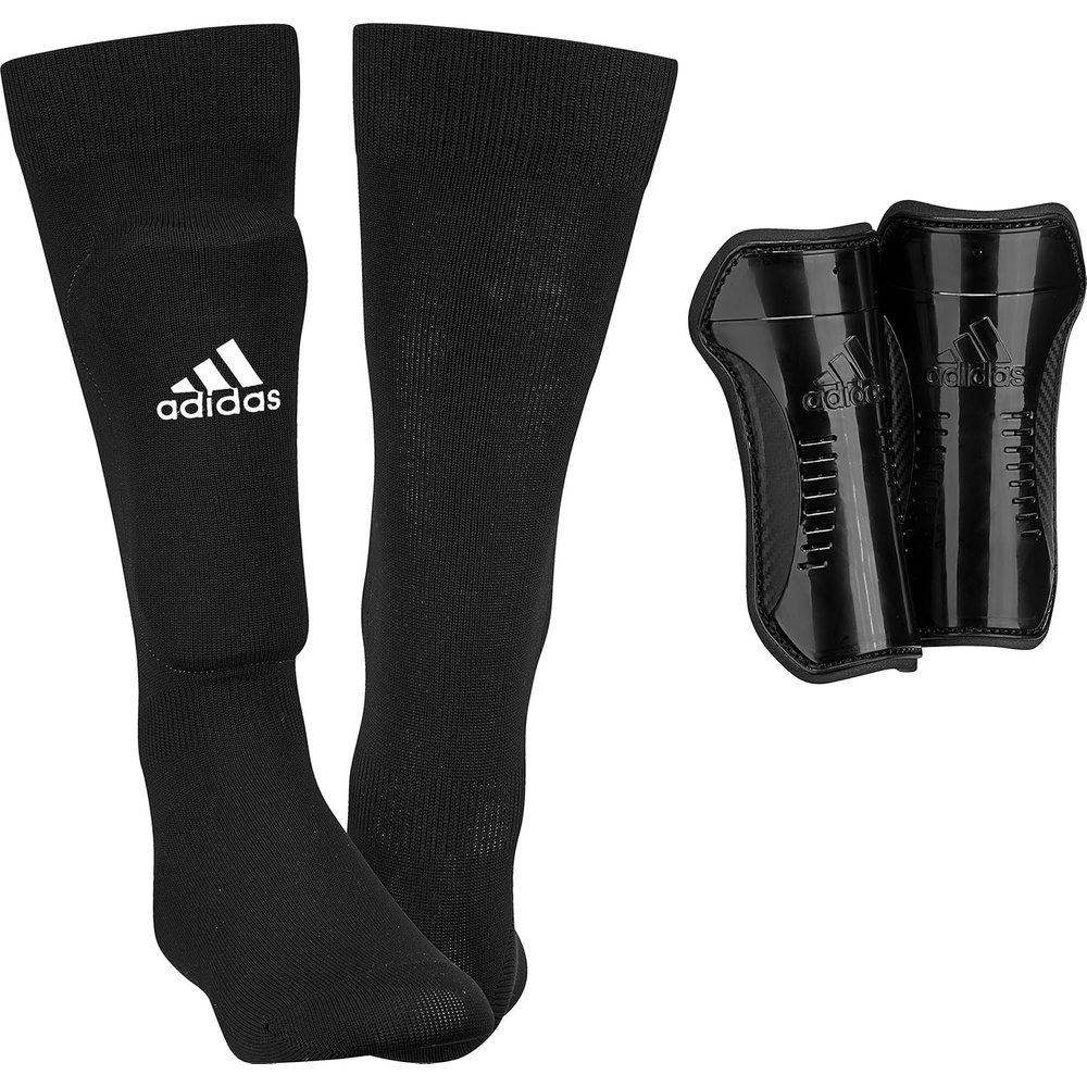image:imageadidas Kids Performance Youth Sock Shin GuardsBlackCore White