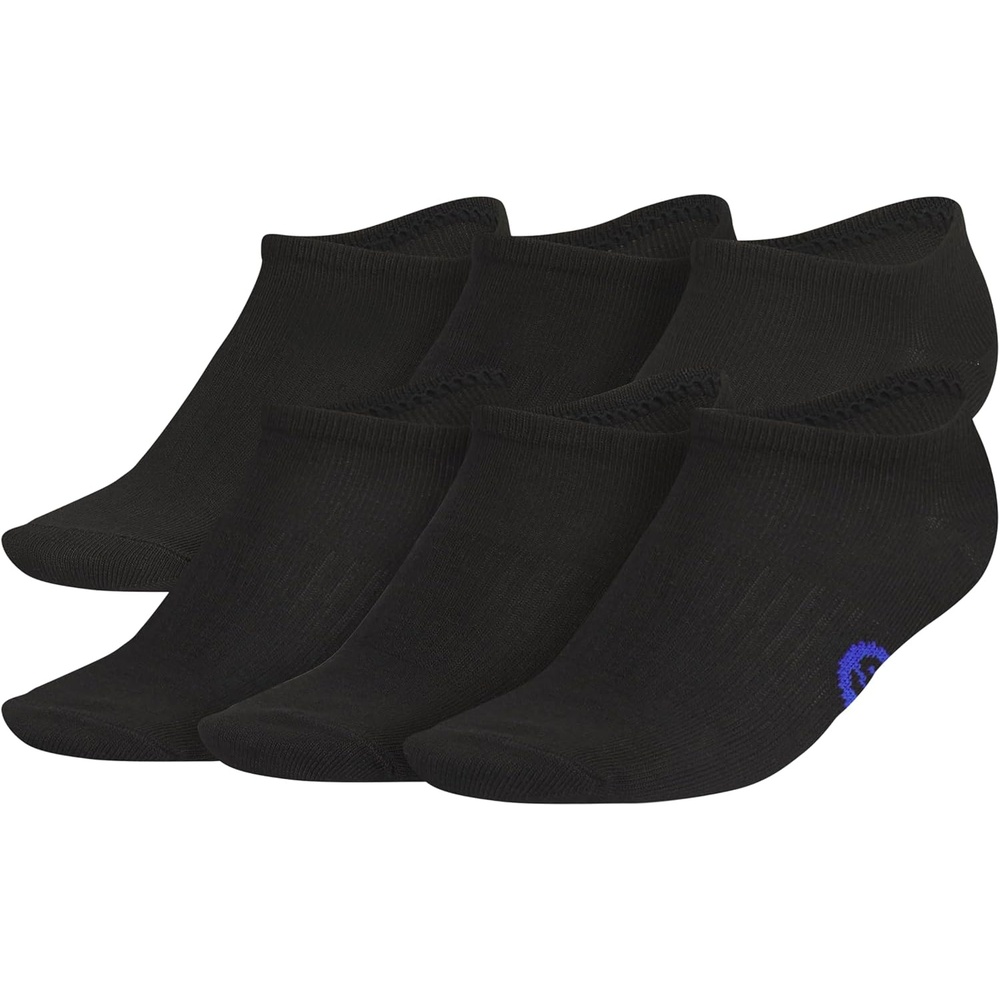 image:imageadidas Kids Superlite No Show Socks for Boys amp Girls 6 Pairs LightweightBlackBright RedSemi Flash GreenClassic