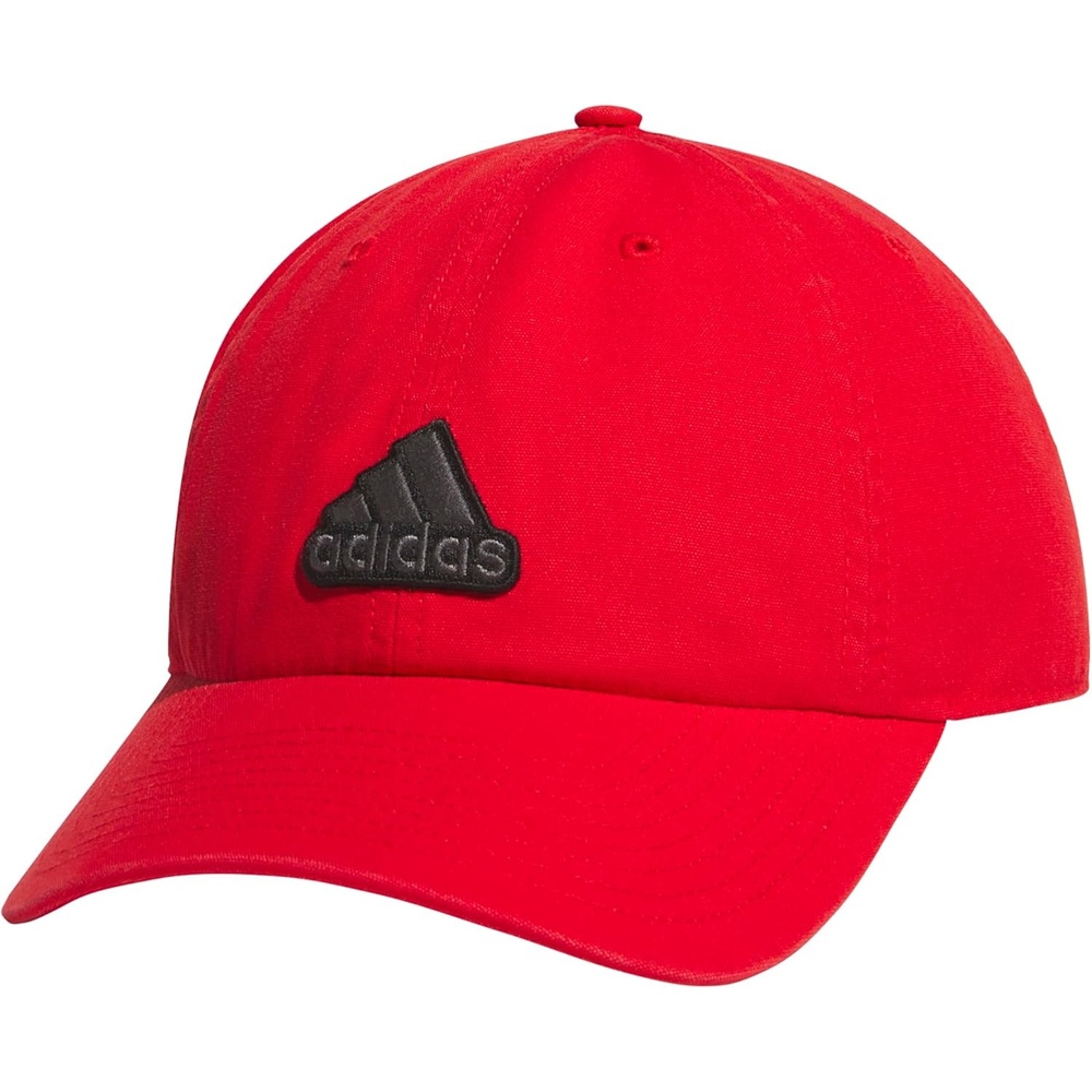 image:imageadidas Mens Ultimate Baseball Cap  Athletic Relaxed Cotton Strapback HatBetter ScarletBlackGrey Six