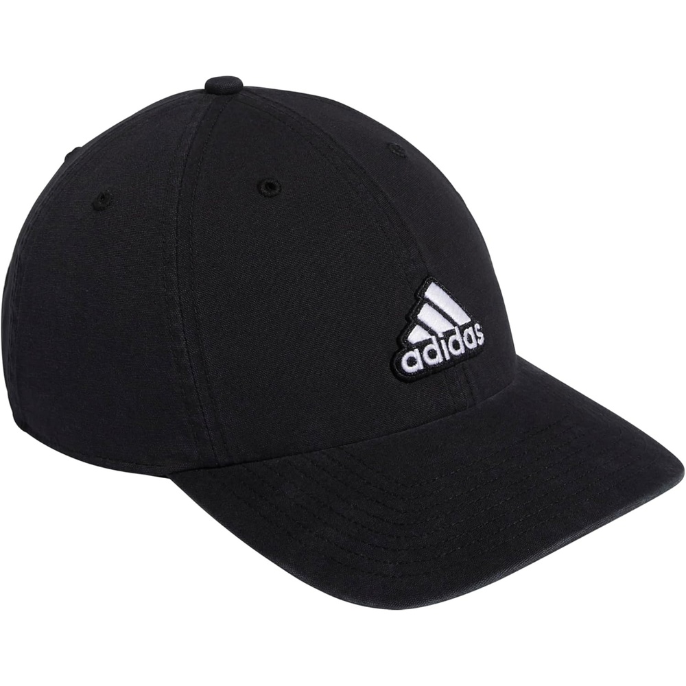 image:imageadidas Mens Ultimate Baseball Cap  Athletic Relaxed Cotton Strapback HatBlackWhite