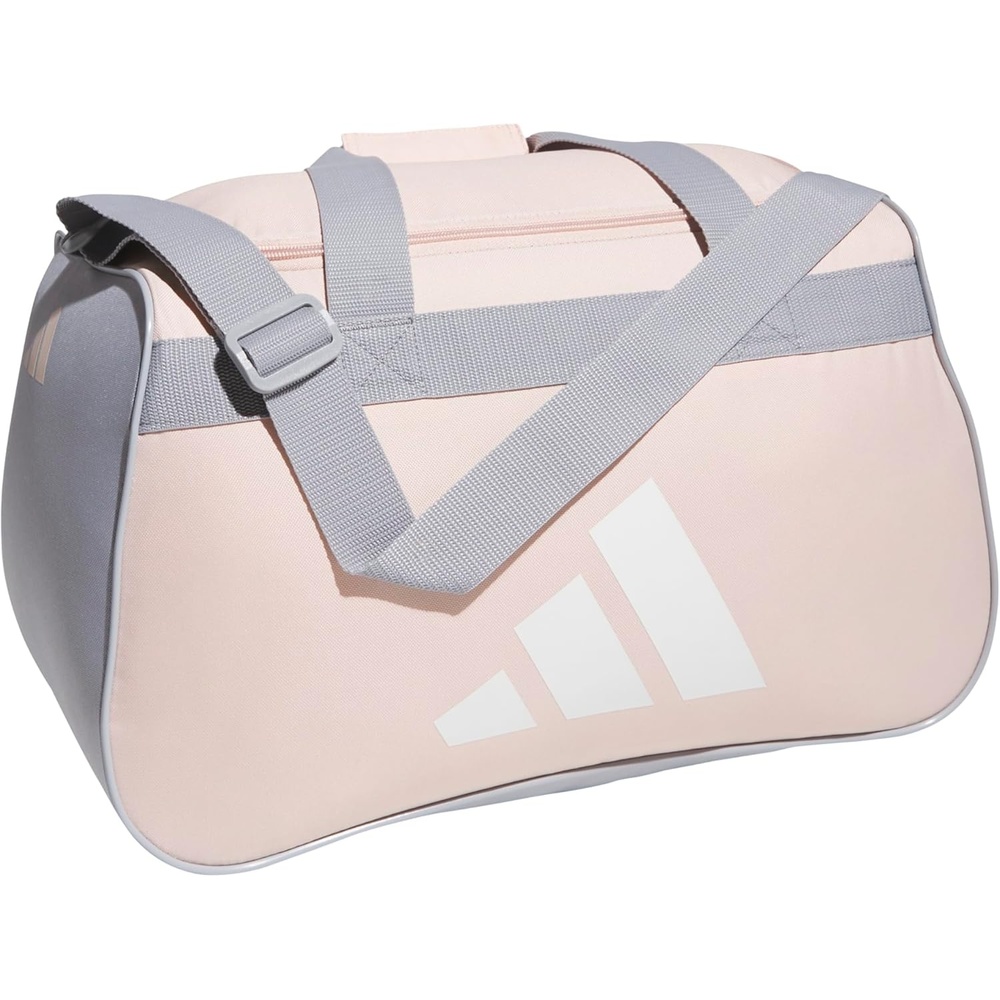 image:imageadidas Power Gym Bag  Lightweight Small DuffelBlush PinkWhiteHalo Silver Grey