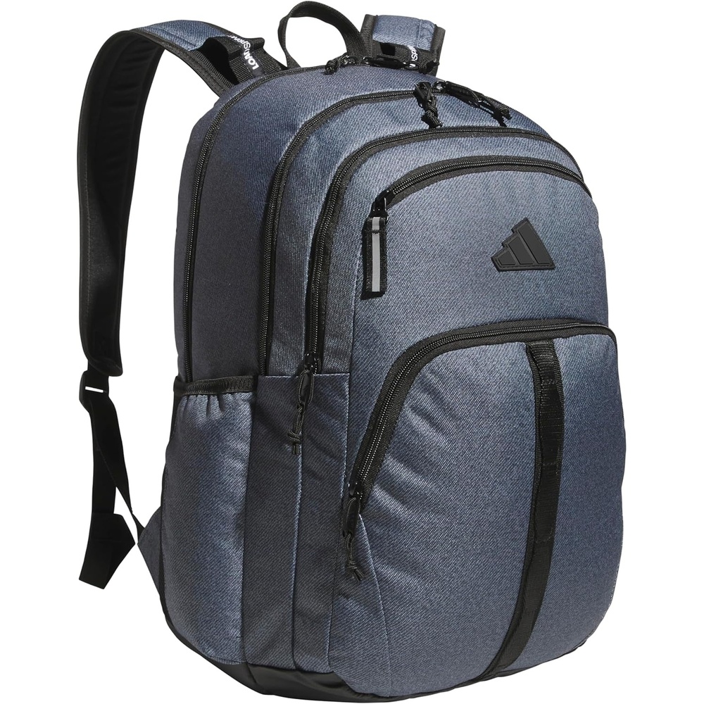 image:imageadidas Prime 7 Backpack for Laptop School and Travel 37LTwill Onix GreyBlack