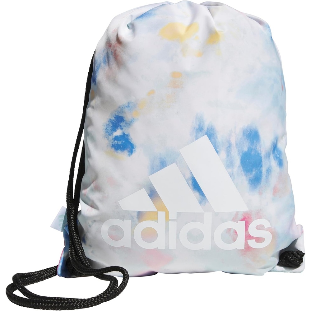image:imageadidas Ready Sackpack  Drawstring Backpack Lightweight Small Gym BagTie Dye Wash Halo Mint GreenWhiteBlack10