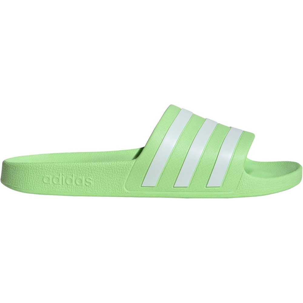 image:imageadidas Unisex Adult Adilette Aqua Slide SandalGreen SparkWhiteGreen Spark