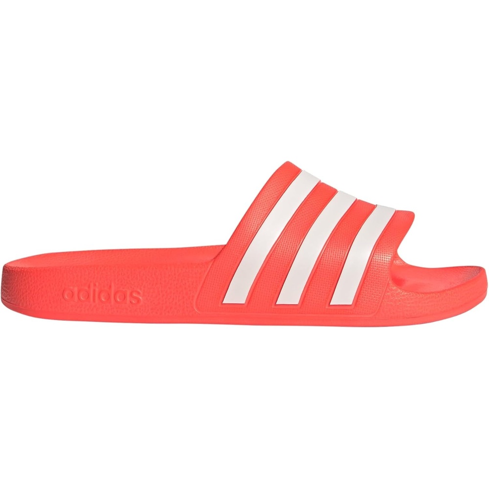 image:imageadidas Unisex Adult Adilette Aqua Slide SandalSolar RedWhiteSolar Red