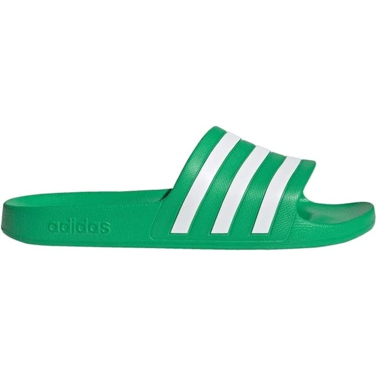 image:imageadidas Unisex Adult Adilette Aqua Slide SandalVivid GreenWhiteVivid Green