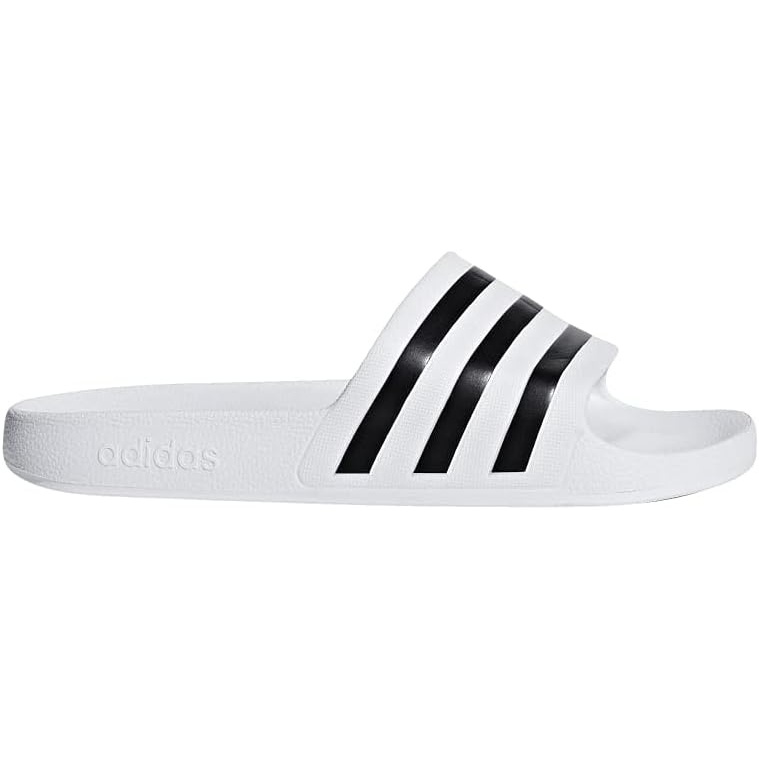 image:imageadidas Unisex Adult Adilette Aqua Slide SandalWhiteCore BlackWhite