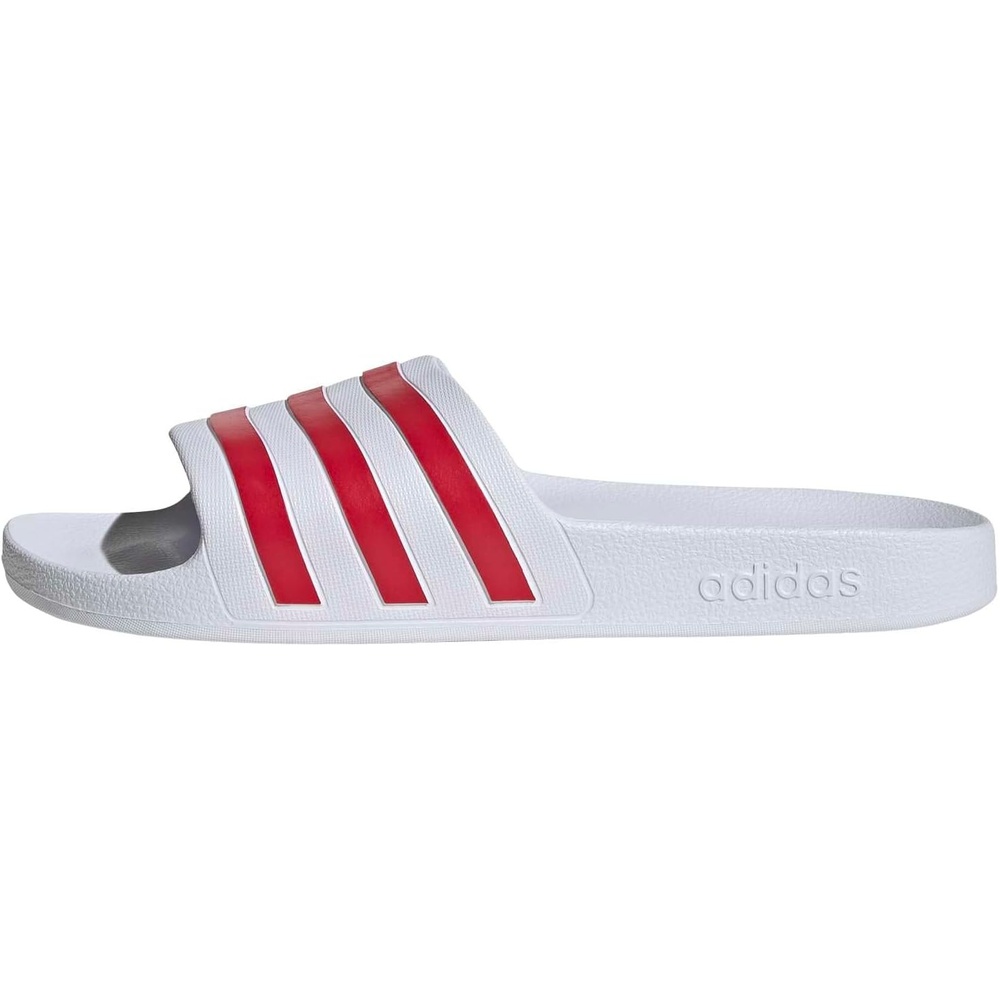 image:imageadidas Unisex Adult Adilette Aqua Slide SandalWhiteTeam Colleg RedWhite