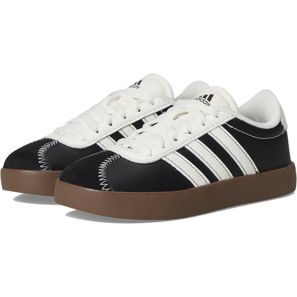image:imageadidas UnisexKids VL Court 30Core BlackOff WhiteCore Black