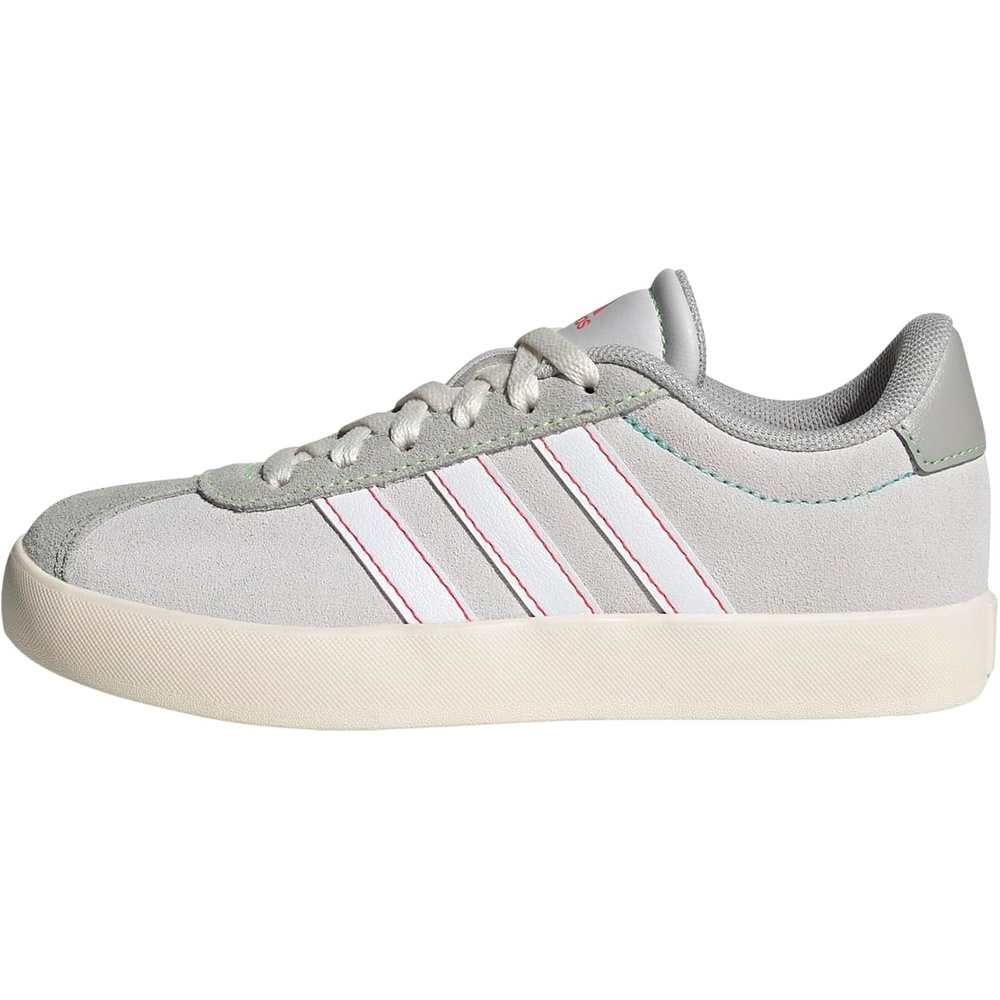 image:imageadidas UnisexKids VL Court 30Dash GreyWhiteLime Burst