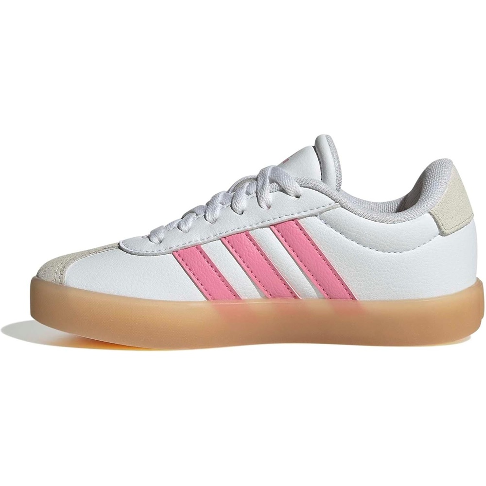 image:imageadidas UnisexKids VL Court 30WhiteBliss PinkAlumina