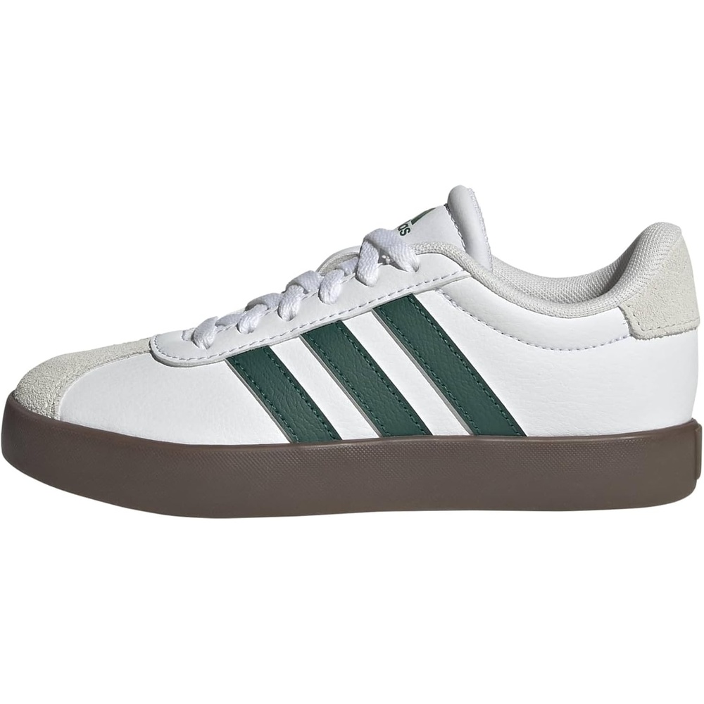 image:imageadidas UnisexKids VL Court 30WhiteCollegiate GreenGum
