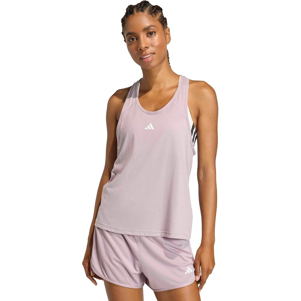 image:imageadidas Womens Pacer Essentials Knit HighRise Shorts Casual Bottoms Casual PurplePreloved FigWhite
