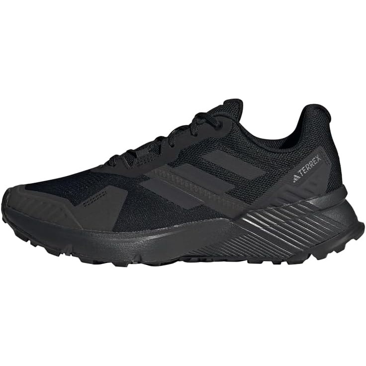 image:imageadidas Womens Terrex Soulstride Rainrdy Trail Running ShoesCore Black Carbon Grey Six