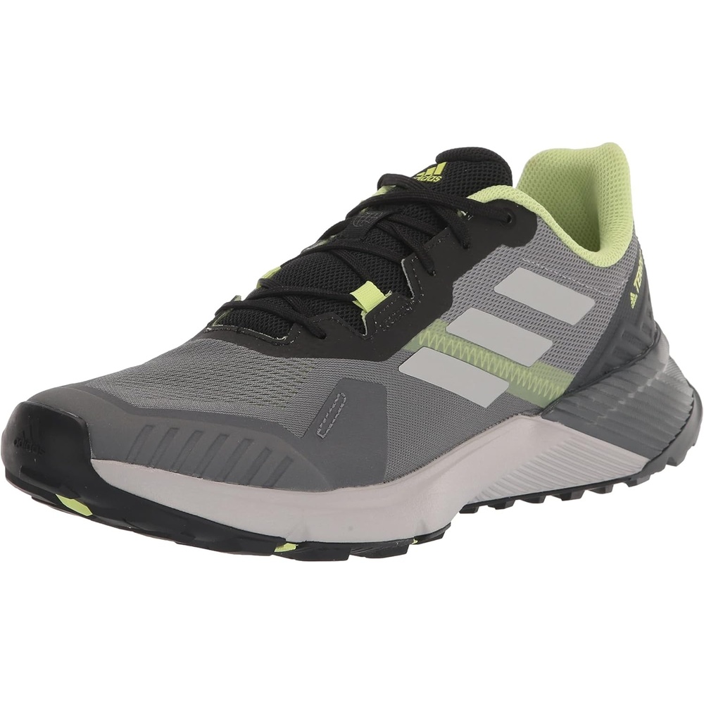 image:imageadidas Womens Terrex Soulstride Rainrdy Trail Running ShoesGreyGreyPulse Lime