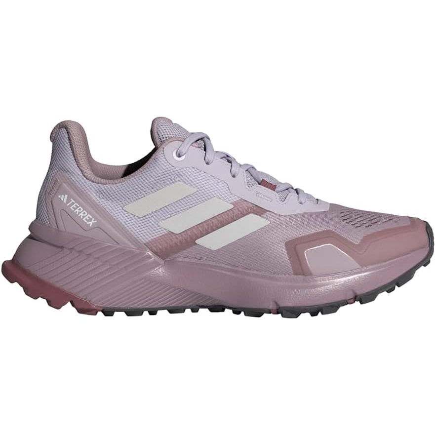 image:imageadidas Womens Terrex Soulstride Rainrdy Trail Running ShoesPreloved FigGreyQuiet Crimson