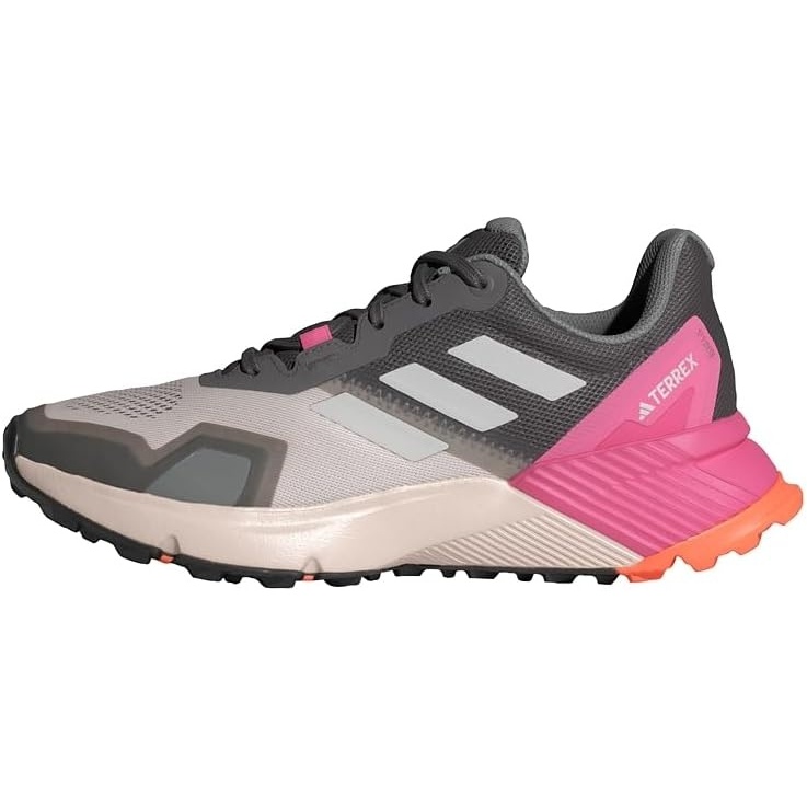 image:imageadidas Womens Terrex Soulstride Rainrdy Trail Running ShoesPutty Mauve Grey One Pink Fusion