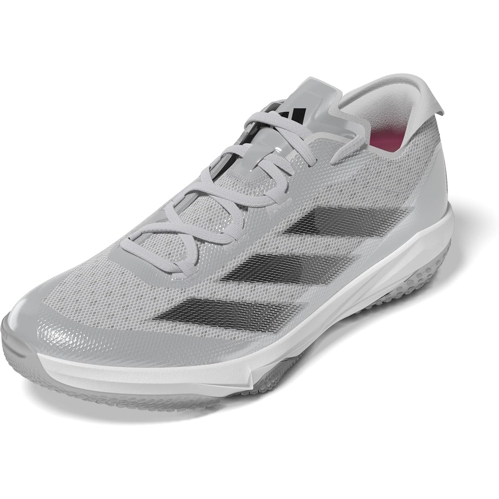 image:imageadidas Womens Train Essentials Boxy Workout Crew Neck Short Sleeve Athletic Casual Tops Casual WhiteSilver MetallicBlackGrey