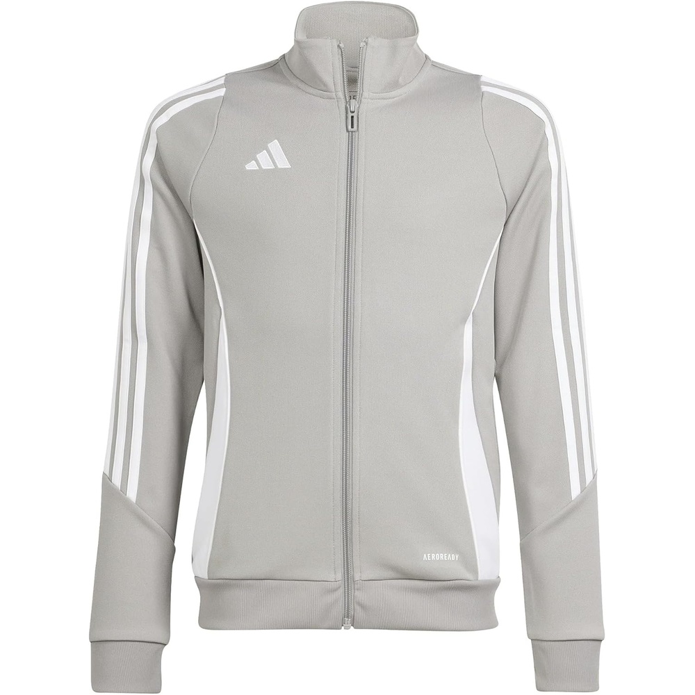 image:imageadidas boys Tiro 24 Training JacketTeam Mid GreyWhite