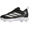 Black/White/Silver Metallic