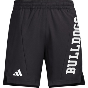 Adidas Mens NCAA Designed for Training Team Graphic Woven Shorts(Black/White/Mississippi State University)