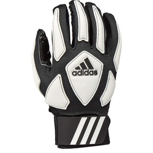 Adidas Scorch Destroy 2 Lineman Adult Gloves, Full Finger(Black/White)