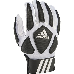 Adidas Scorch Destroy 2 Lineman Adult Gloves, Full Finger(White/Black)