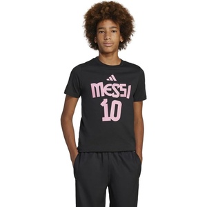 Adidas Unisex Kids Messi T-Shirt(Black)