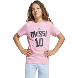 Adidas Unisex Kids Messi T-Shirt(Easy Pink)
