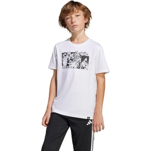 Adidas Unisex Kids Messi T-Shirt(Graphic White)