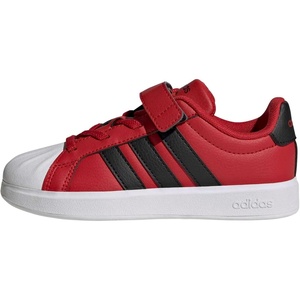 Adidas Unisex-Child Streettalk Elastic Lace & Strap(Better Scarlet/Black/White)