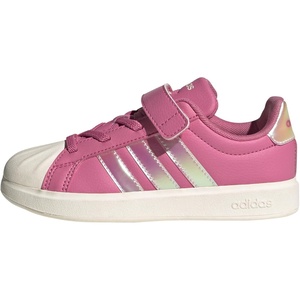 Adidas Unisex-Child Streettalk Elastic Lace & Strap(Pink Fusion/White/Wonder Quartz)