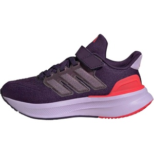 Adidas Unisex-Child Ultrarun 5 Elastic Lace & Strap(Aurora Plum/Powder Plum/Lucid Red)