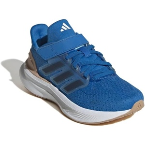 Adidas Unisex-Child Ultrarun 5 Elastic Lace & Strap(Bright Royal/Collegiate Navy/Warm Sandstone)