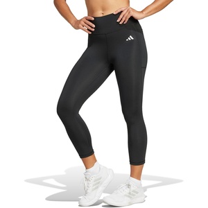 Adidas Womens Optime Essentials Stash 3/4 Leggings(Black)
