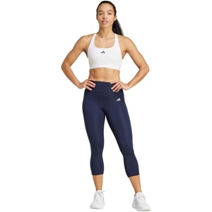 Adidas Womens Optime Essentials Stash 3/4 Leggings(Ink)