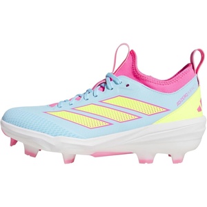 adidas Adizero Impact 2.0 TPU Baseball Cleats(Bliss Blue/Lucid Lemon/Lucid Pink)