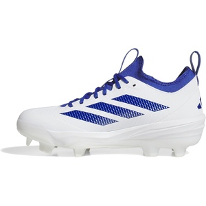 adidas Adizero Impact 2.0 TPU Baseball Cleats(White/Team Royal Blue/Team Royal Blue)