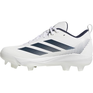 adidas Adizero Instict TPU 2.0 Softball Cleats(White/Team Navy Blue/Team Navy Blue)