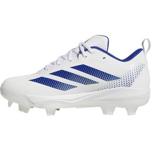 adidas Adizero Instict TPU 2.0 Softball Cleats(White/Team Royal Blue/Team Royal Blue)