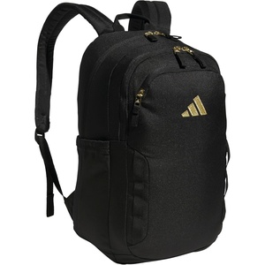 adidas Amplifier Backpack for Laptop, School and Gym, 28L(Black/Gold Metallic/Regular)