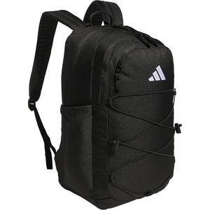 adidas Amplifier Backpack for Laptop, School and Gym, 28L(Black/White/Bungie)