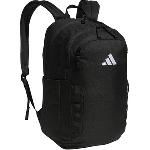 adidas Amplifier Backpack for Laptop, School and Gym, 28L(Black/White/Regular)