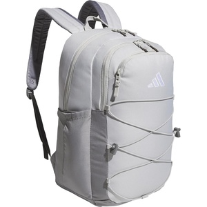 adidas Amplifier Backpack for Laptop, School and Gym, 28L(Grey Three/Grey Two/White/Bungie)