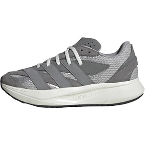 adidas Boys’ Lightblaze Lace Up Sneakers(Grey/Grey/Silver Metallic)