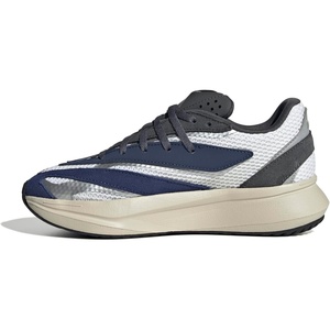 adidas Boys’ Lightblaze Lace Up Sneakers(White/Dark Blue/Grey)