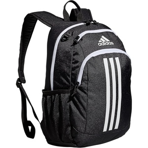 adidas Creator School Backpack for Girls & Boys — Durable Bookbag(Black/White)