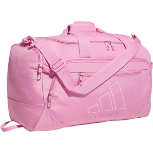 adidas Defender 5 Duffel Bag – Premium Duffle for Sports, Gym & Travel(Tropic Bloom/Clear Pink)