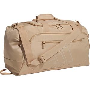adidas Defender 5 Duffel Bag – Premium Duffle for Sports, Gym & Travel(Warm Sandstone Beige/Wonder Alumina Grey)
